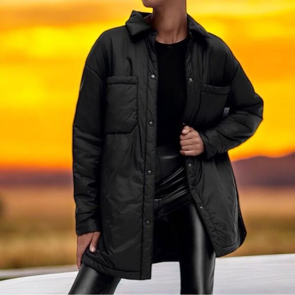 ZARA Oversized Padded Lightweight Jacket XL - Picture 4 of 9